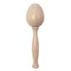 Darning Eggs 2-Piece Construction Egg with Handle Stitching Darning Socks Home Sewing Tool Kits Wood Mending Device