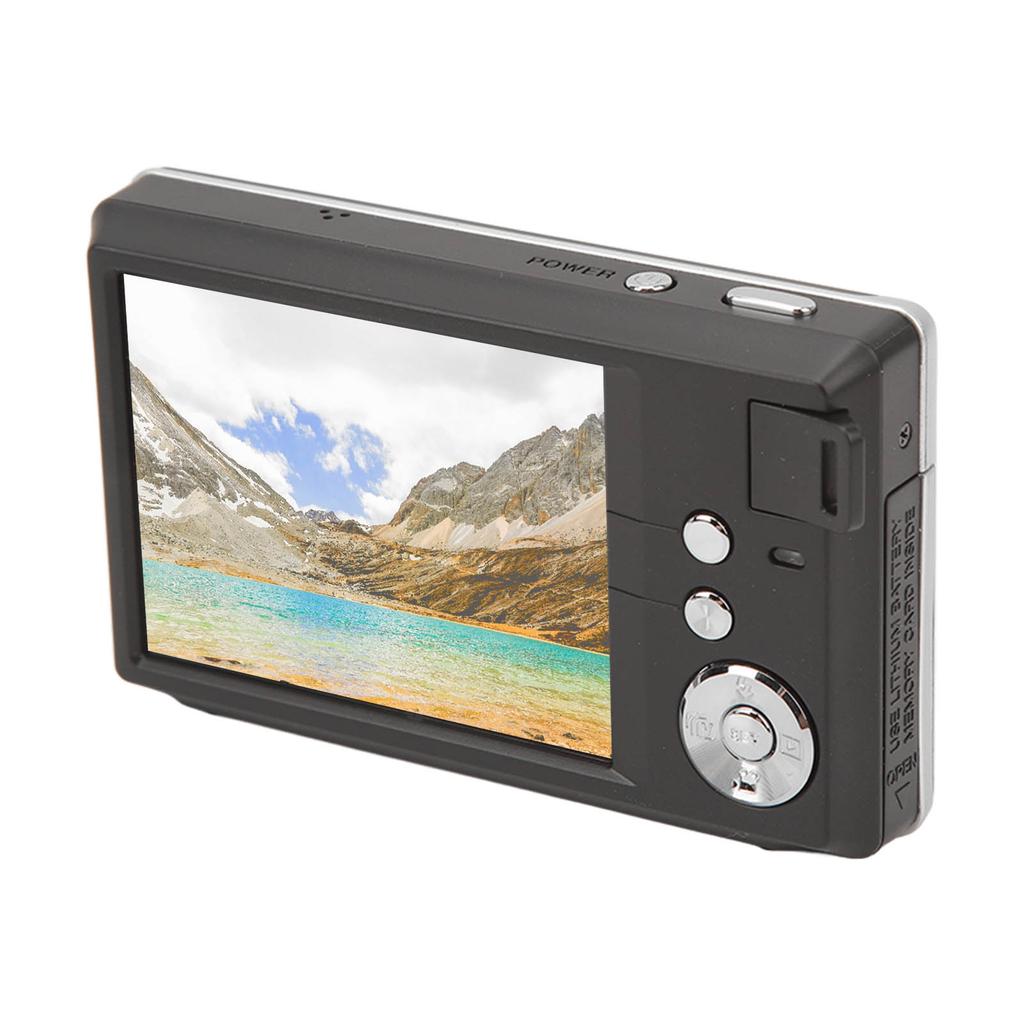 3.0in LCD Digital Camera 4K 48MP 16X Zoom Anti Shaking Portable HD Camera with Type C Port Fill Light for Teens Kids