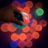 1-4Pcs Luminous Balls High Bounce Glowing Ball Sticky Wall Home Party Decor Kids Adult Gift Anxiety Stress Relieve Toy 4.5Cm/6Cm