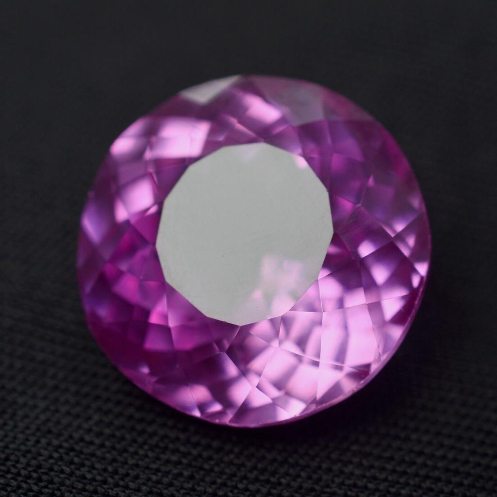 Father's Day, Pink SAPPHIRE Loose Gemstones NATURAL 15.80 Ct Round Cut