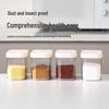 Adjustable Kitchen Seasoning Box Set with Dual-Opening Compartments