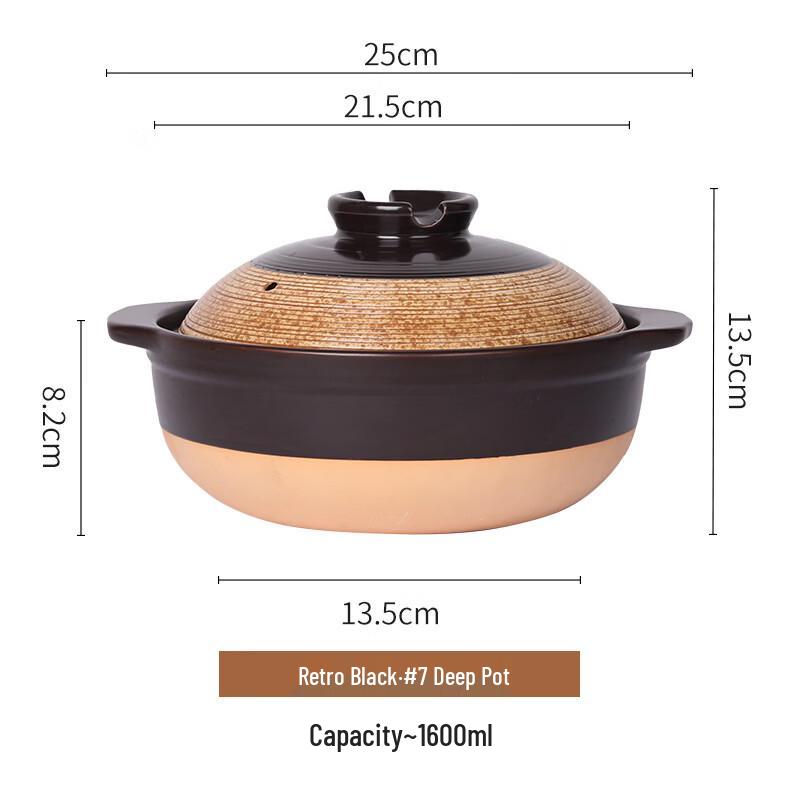 ZISIZ Retro Ceramic Clay Pot