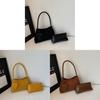 Retro Suede Underarm Bag For Women Pu Material Crossbody Purse Daily Use