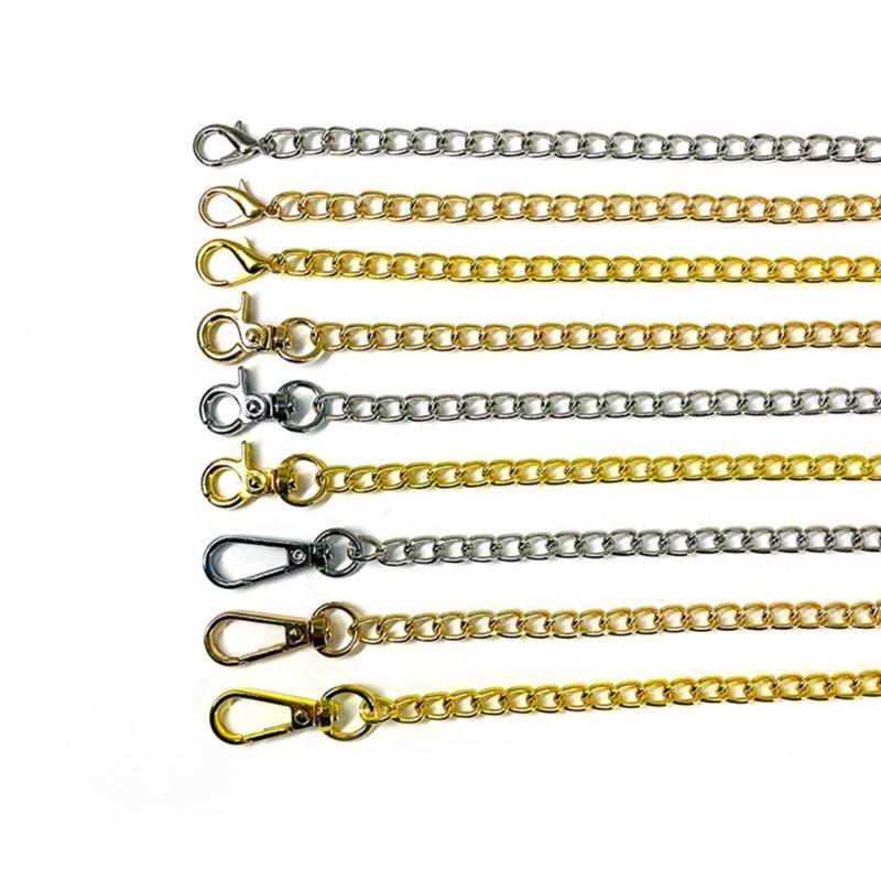 Metal Replacement Shoulder Crossbody Bag Chain Strap DIY Bag Straps Craft Accessories for Women Girls Making Bags