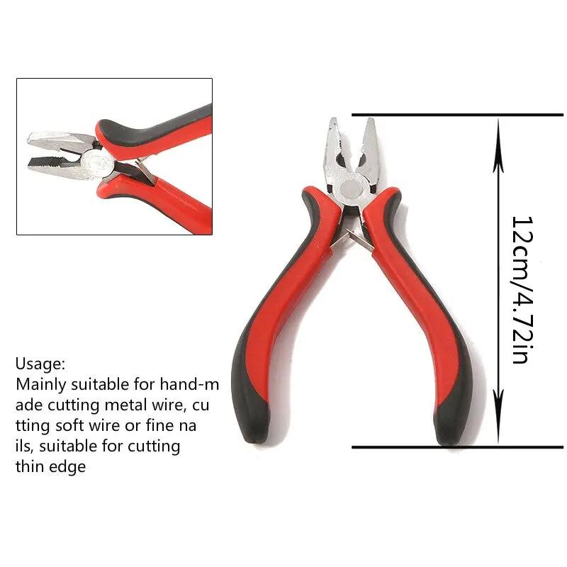 1pcs DIY Jewelry Pliers Tools Equipment Round-Nose Pliers Needle Nose Pliers For Handcraft Beadwork Wire Cutter Pliers
