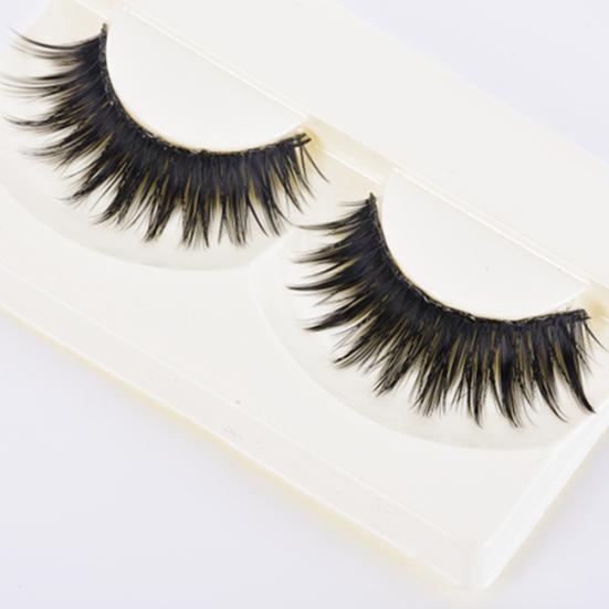 5 Pairs Natural Eye Lashes Makeup Handmade Thick Fake Cross False Eyelashes Hot