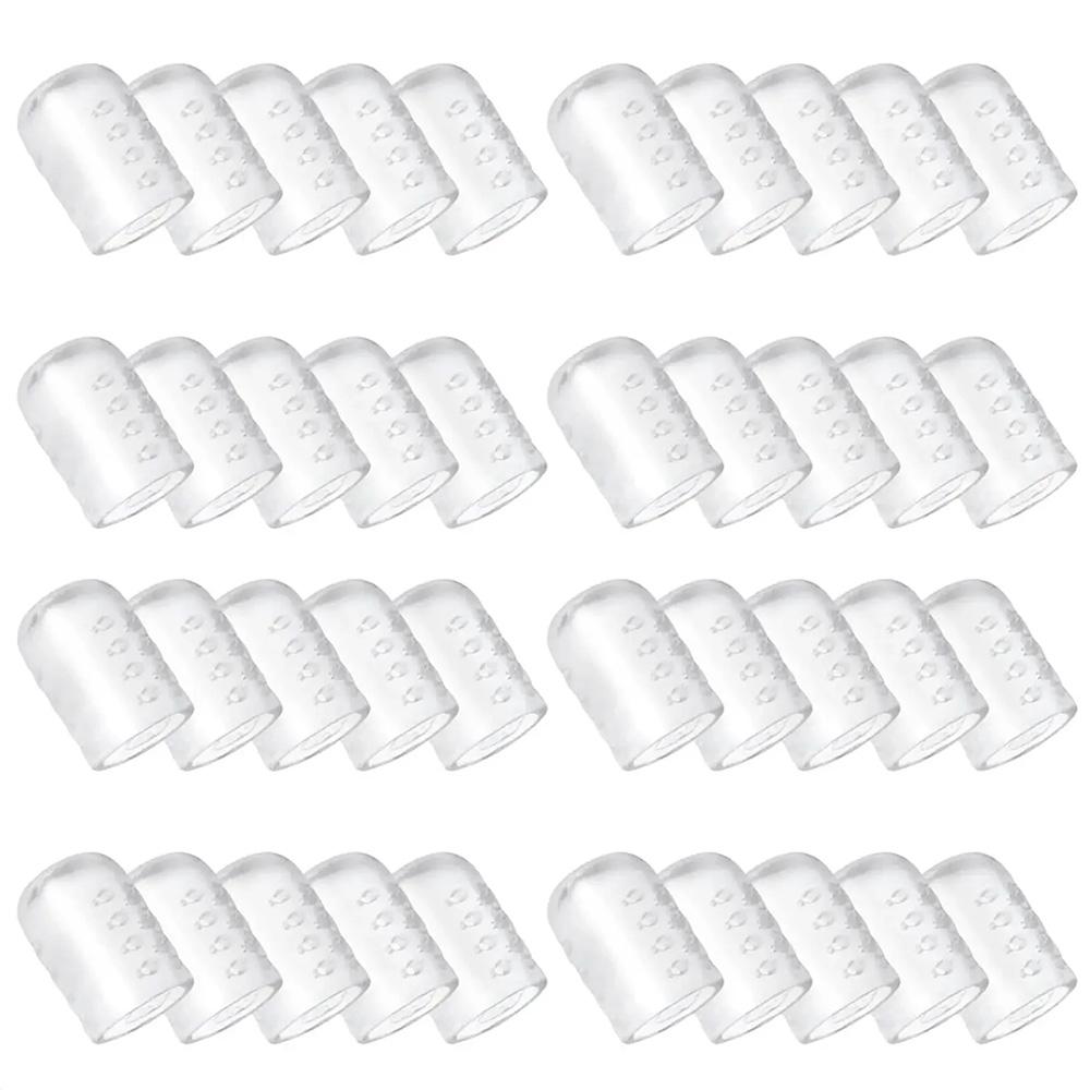 60/40/20pcs Toe Protectors Silicone Gel Caps Unisex Toe Cover for Corns Calluses Blisters Pain Relief Soft Toe Sleeves Cushions