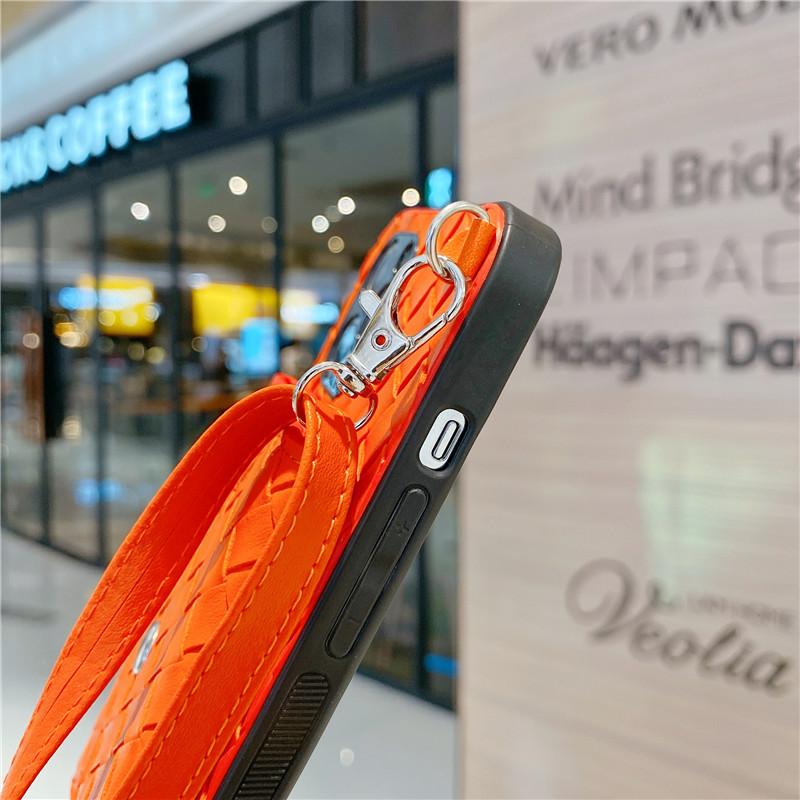 PU-lederen portemonnee-etui met creditcardhouder Polsband Kickstand Beschermende draagriem Portemonnee beschermhoes voor iPhone Samsung Huawei Xiaomi Redmi OPPO