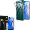 UltraSlim Silicone Gel Case - TRANSPARENT - Huawei P Smart Z (2019) - 2 Tempered Glass Films