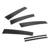 6Pcs B Pillar Trim Carbon Fiber Pillar Panel Decor Replacement for Infiniti Q50 2014‑2022 Rhombus Design