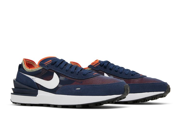 Men's Sneakers Nike Waffle One Midnight Navy Orange Melon Tint Midnight Navy/White-Orange Melon Tint