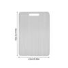 Double-Sided Titanium Kitchen Chopping Board Food Grade Kitchen Cutting Mat Portable Cutting Board Serving Tray for Vegetable