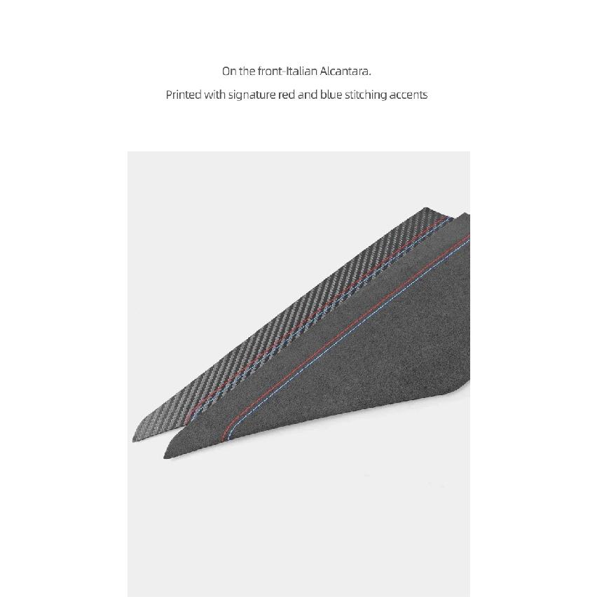 Beterhumz Make of Alcantara For BMW F30 F32 F34 328i 320i 330i Car Dashboard Panel Multimedia Trim Stickers Interior Accessories