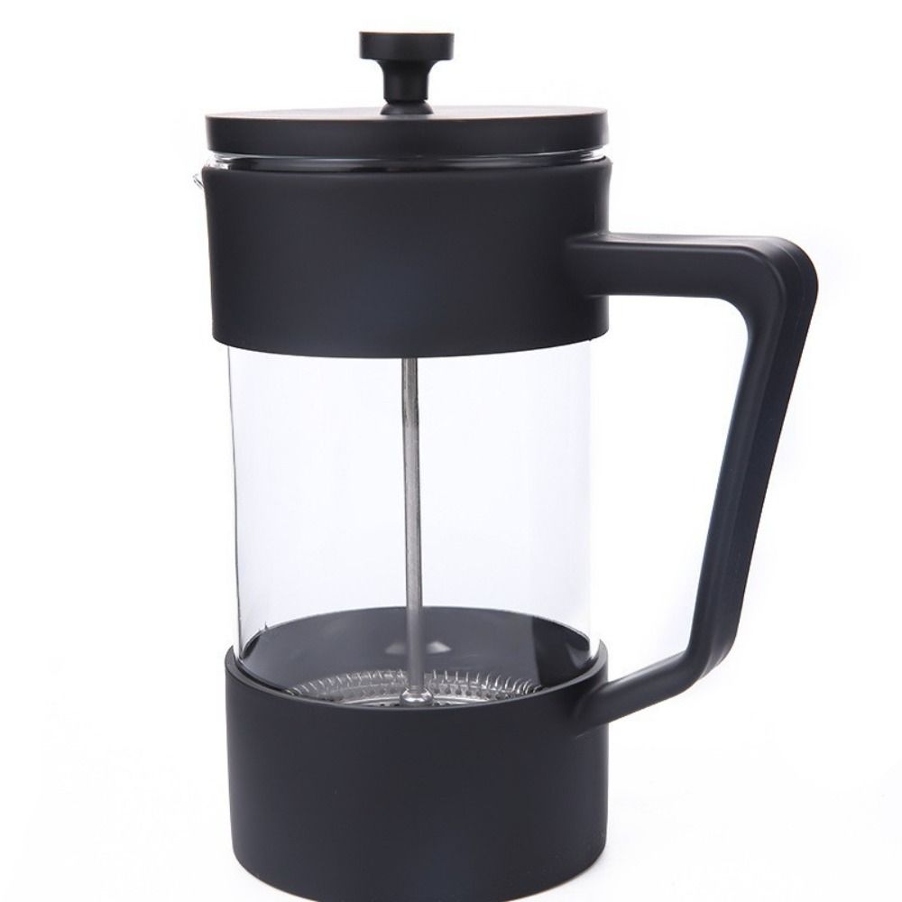 Thickened Glass French Press Coffee Maker Heat Resistant Hand Punch Pot  Home Brewing