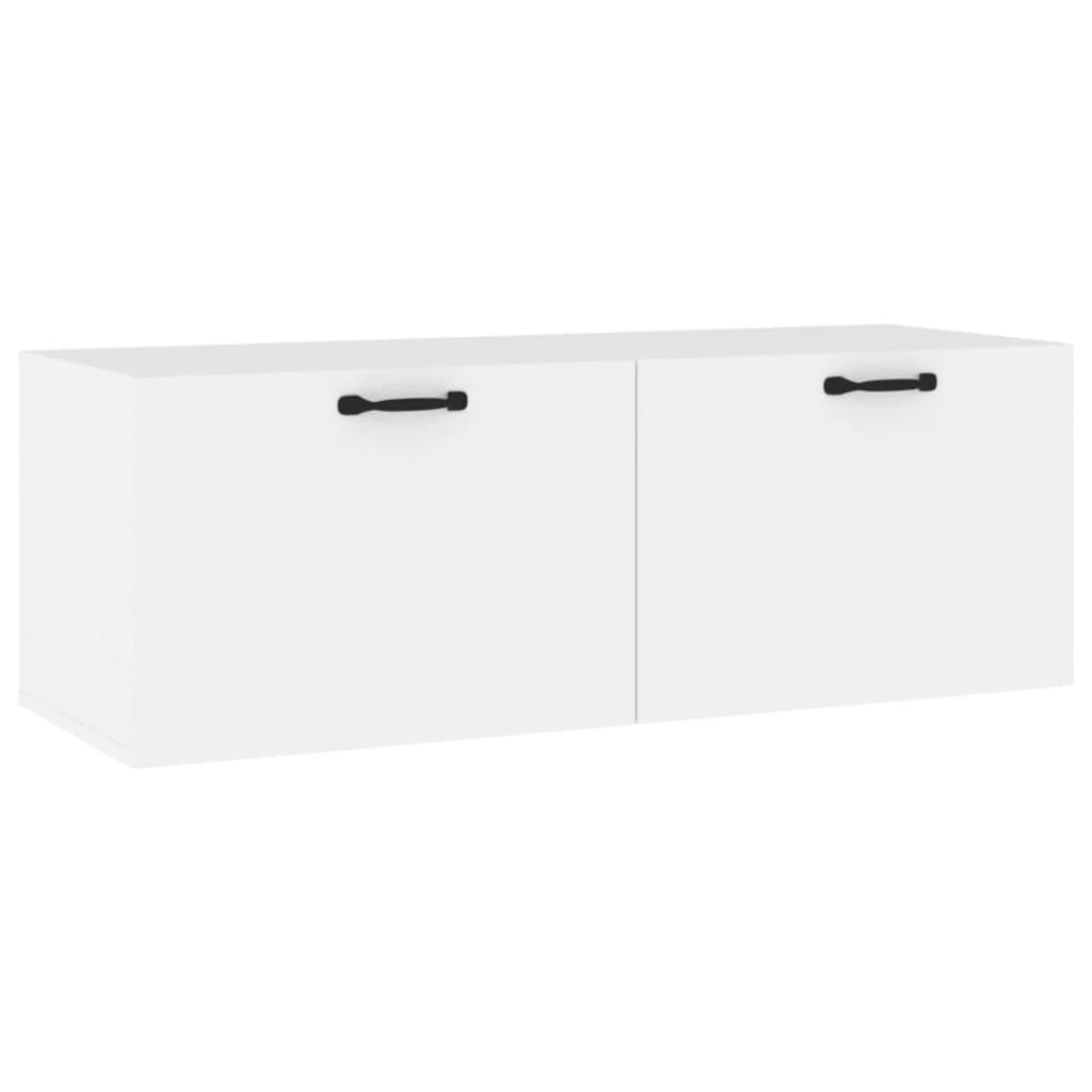 Vidaxl Wall Cabinet, White, 100X36.5X35 Cm, Wood-Based Material