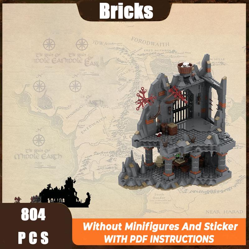 

The Rings Movie UCS Dol-Guldur MOC Building Blocks Castle Architecture DIY Assembly Technology Bricks Collection Model Toys Gift