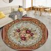 Rose Gorgeous Round Area Rug,Carpet Rug for Living Room Bedroom Sofa Playroom Decor,Non-slip Floor Mat62