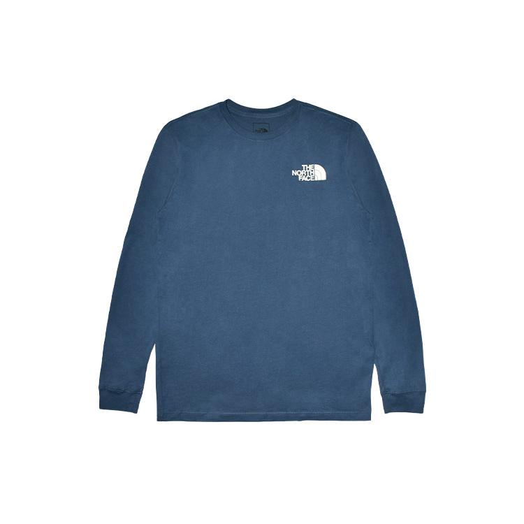 THE NORTH FACE T-Shirts Men's Navy Blue Crew Neck Moderate Straight Fit NF0A4762-MPF