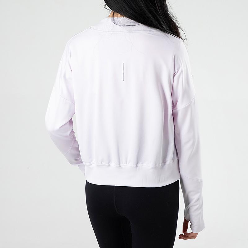 Nike Running Training Pullover Long Sleeve Sports T-Shirt Women Tops Pink DA1057-573
