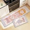 Tappeti da cucina con cartoni animati, zerbino d'ingresso antiscivolo, tappeto per soggiorno, tappeti a strisce lunghe per cucina, arredamento per la casa, tappeto Alfombra