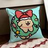 Cute LLine PPuppy Cushion Cover Reversible Soft Durable Pillow Cover Home  Car MultiScene Use for Daily Comfort