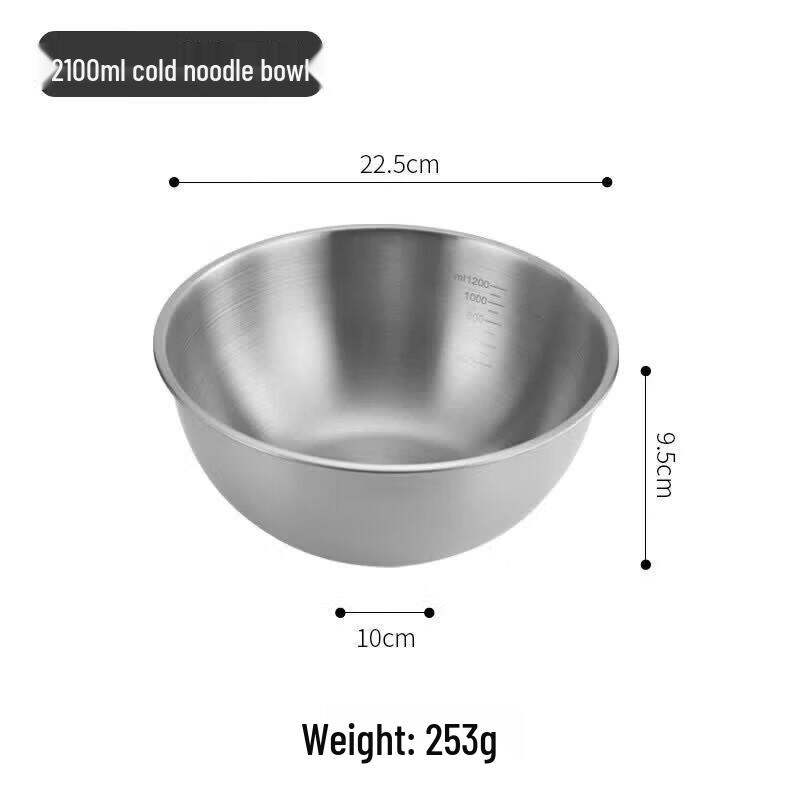 Korean Style 304 Stainless Steel Multi-use Bowl