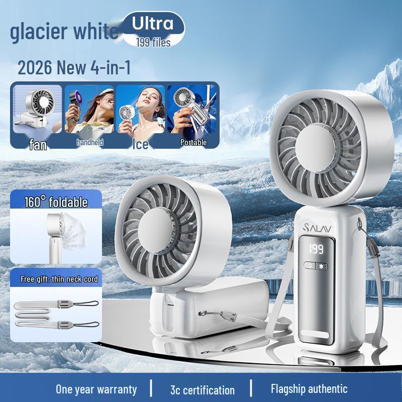 

Portable Mini USB Cooling Fan: Handheld Ice Pack with High-Speed Semiconductor Turbine 155*60mm Color Box