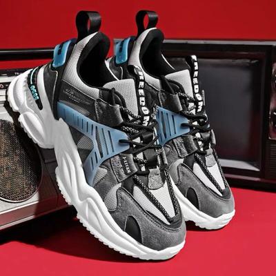 Zapatillas deportivas nuevas para hombre, transpirables, informales, a la moda, gruesas, mocasines, cómodas, para caminar