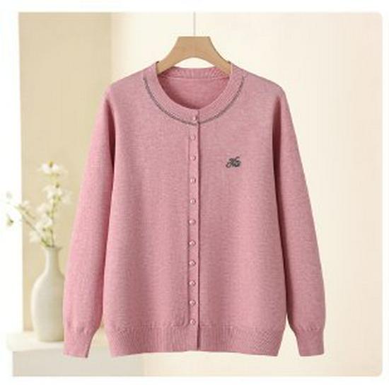 

Mom s 2026 Spring Collection: Popular New Knit Top for Middle-Aged and Elderly Women - Sweater Base Layer 2XL