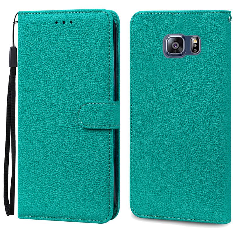 S6 Edge Case For Samsung Galaxy S6 Edge Case G925 Leather Flip Wallet Case For Samsung S6 S 6 edge Case G920 Wallet Cover Fundas