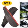 1 Pair Car Rain Board Eyebrow Guard Rear View Side Mirror Sun Visor Accessories