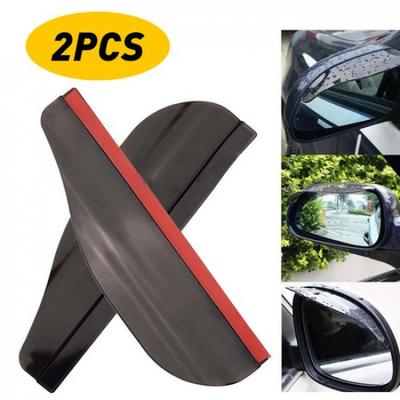 1 Pair Car Rain Board Eyebrow Guard Rear View Side Mirror Sun Visor Accessories