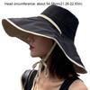 Solid Color Wide Brim Sun Hat Korean Style Anti-UV Sun Protection Hat with Neck Rope Fisherman Hat Women Bucket Hat Travel