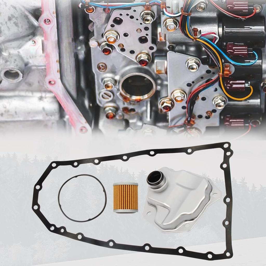 31728-1XF0A Transmission Filter Oil Pan Gasket Kit Fits For 2007-2013 Ni-Ssan Altima 2.5L L4, 2011-2016 Juke 1.6L L4 Turbocharged, 2015-2016 Rouge
