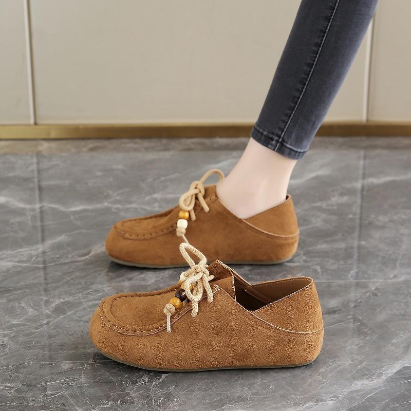Retro matte Birkenstocks autumn wear 22 new thick-soled inner height increase casual loafers