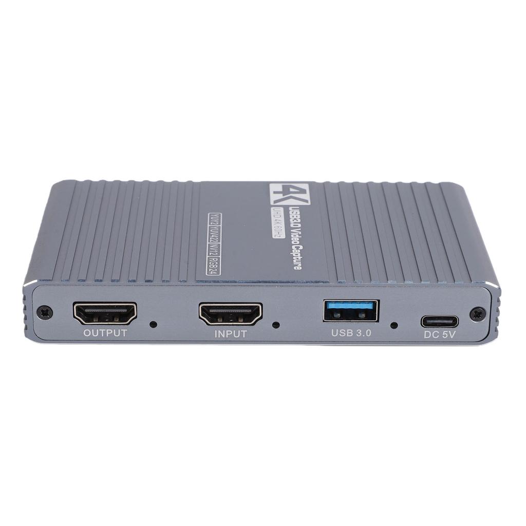 4K 60Hz Video Capture Card 1080P 60FPS USB 3.0 Video Capture Card with 3.5mm Ports Loop Out