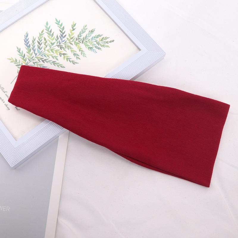 New Women Headband Wide Knitted Cotton Sport  Elastic Hair Bands Yoga Hairband Makeup Hair Hoop Vintag Headwrap Hair Accessories