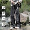 JEEP SPIRIT Men's Outdoor Casual Straight-Leg Pants