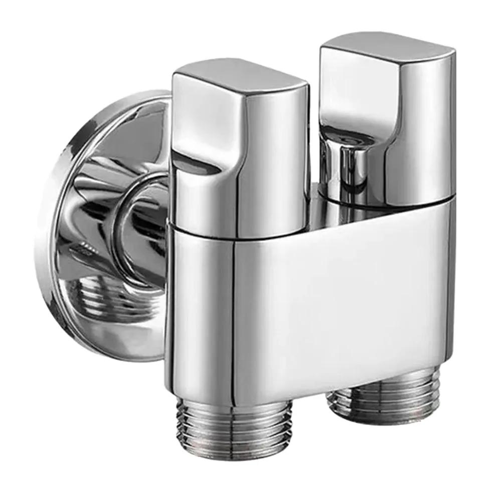 Alloy Control Valve Angle Valve Perfect For Cleaning Leakage Prevention Multifunctional Use Rust Resistant Material