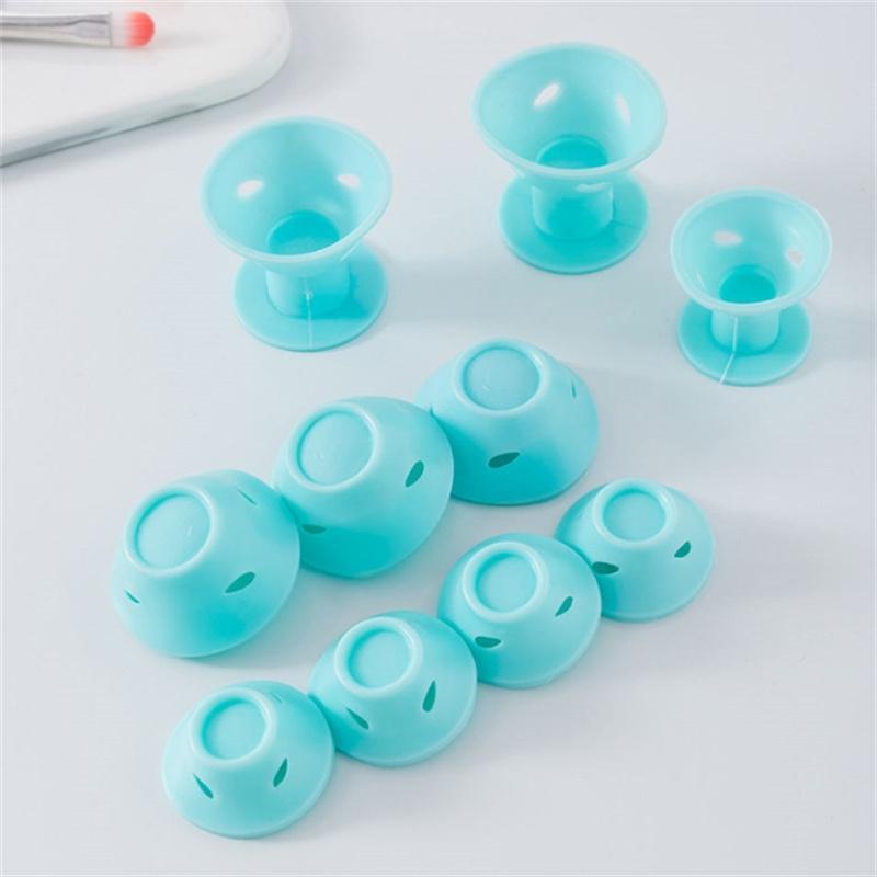 10/20PCS Pink Magic Hair Care Rollers Soft Silicone Hair Curler No Heat No Clip Hair Curling Styling DIY Tool For Curler Hair