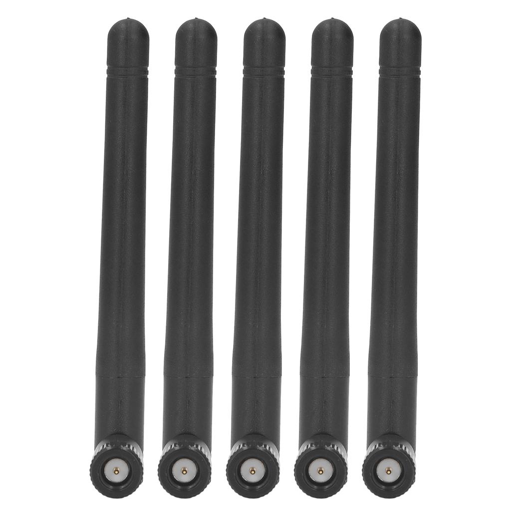 5 Stück Antenne 2.4G Klappbar Wasserdicht Omnidirektional SMA Stecker Kopf Set Kit für Zuhause