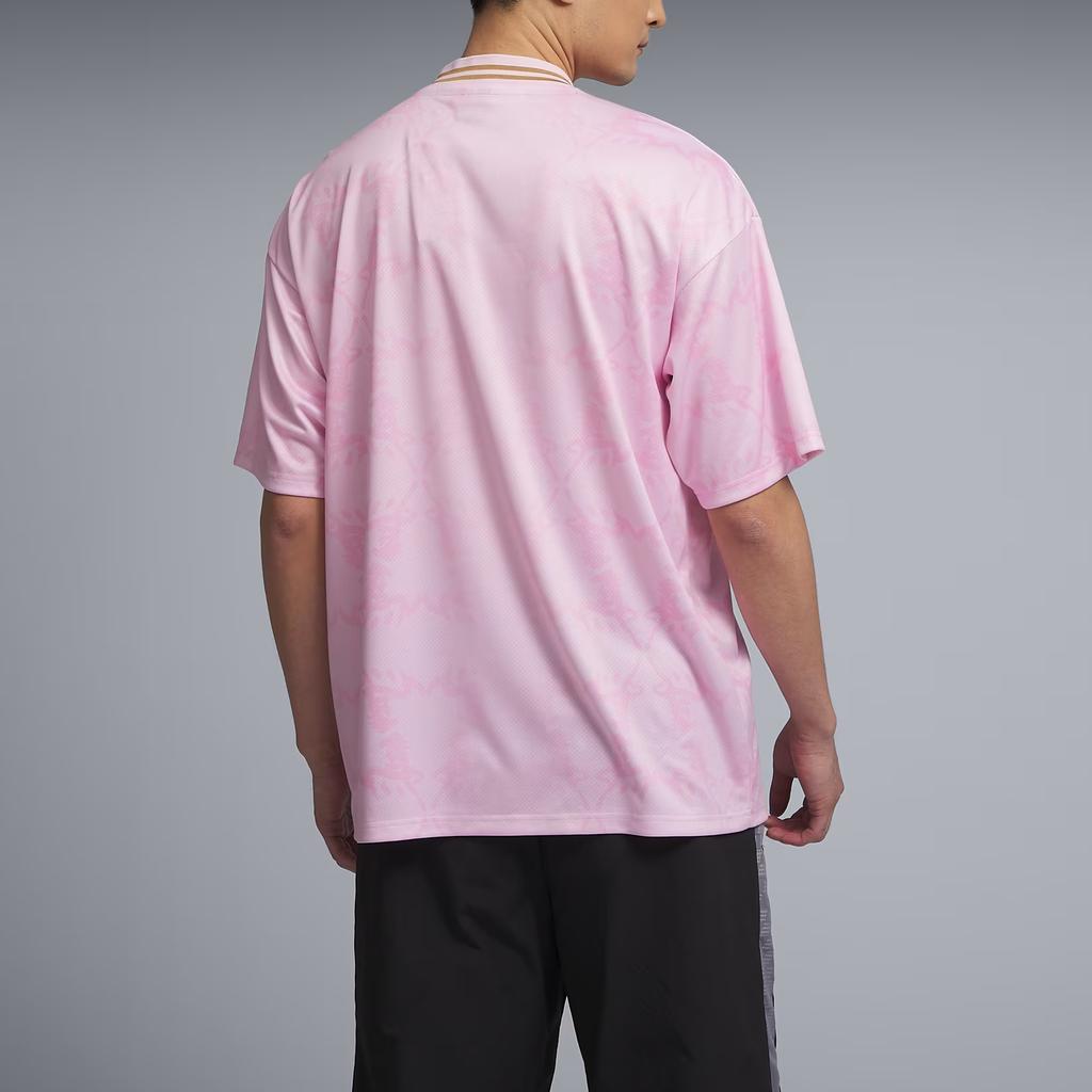Puma Ferrari Yoh Jersey Loose Letter Insert V-Neck Short Sleeve T-Shirt Men Tops 638394-03