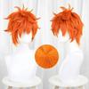 Anime Hinata Shoyo Cosplay Wig Man Orange Short Hair Halloween Stage Performance Festival Party Simulated Hair Full Wigs