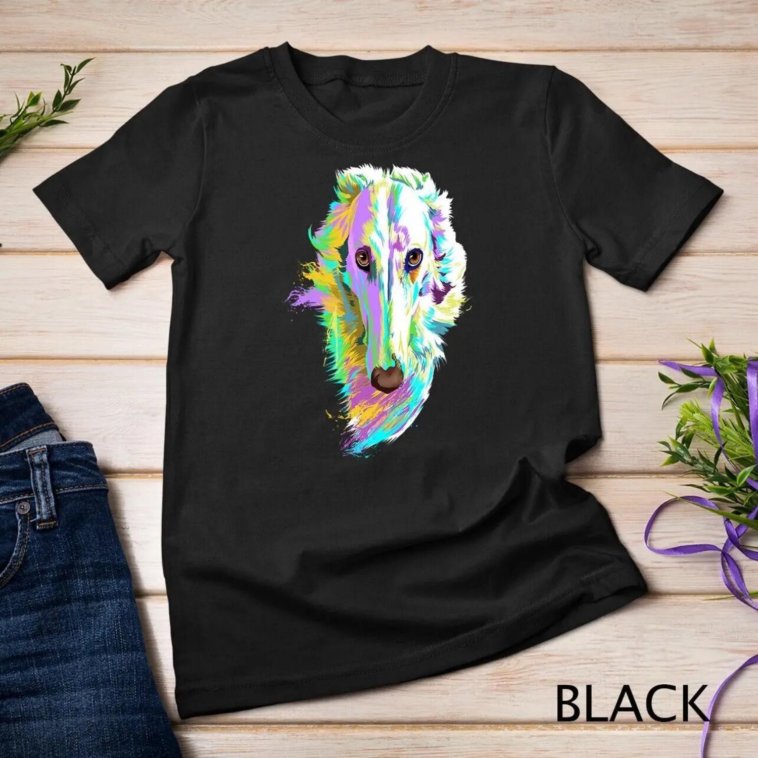 Colourful Dog Borzoi T shirt S чёрный