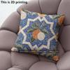 Bohemian Mosaic Floral Citrus Pillow Covers Pattern Cushion Cover Suitable for Sofa Bedroom Car Pillow Cover