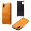 For Samsung Galaxy A06 5G/M06 5G Case Calf Texture PU Leather Hard PC Protective Phone Cover