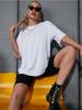 Čistě bavlněné tričko Dámské Pánské Letní Ležérní Volné Oversized Krátký Rukáv Těžké Vysoká Kvalita Pánské Dámské Oblečení