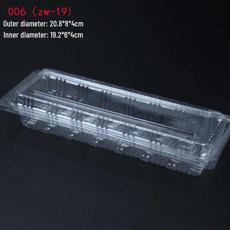 Transparent Disposable Pastry Packaging Box for Cakes and Bread