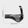 New Arrival Mountain Bike Sheep Horn Sub Bike Grip Handle Shock And Dust Proof Bicycle Grip Rubber Bilateral Locking