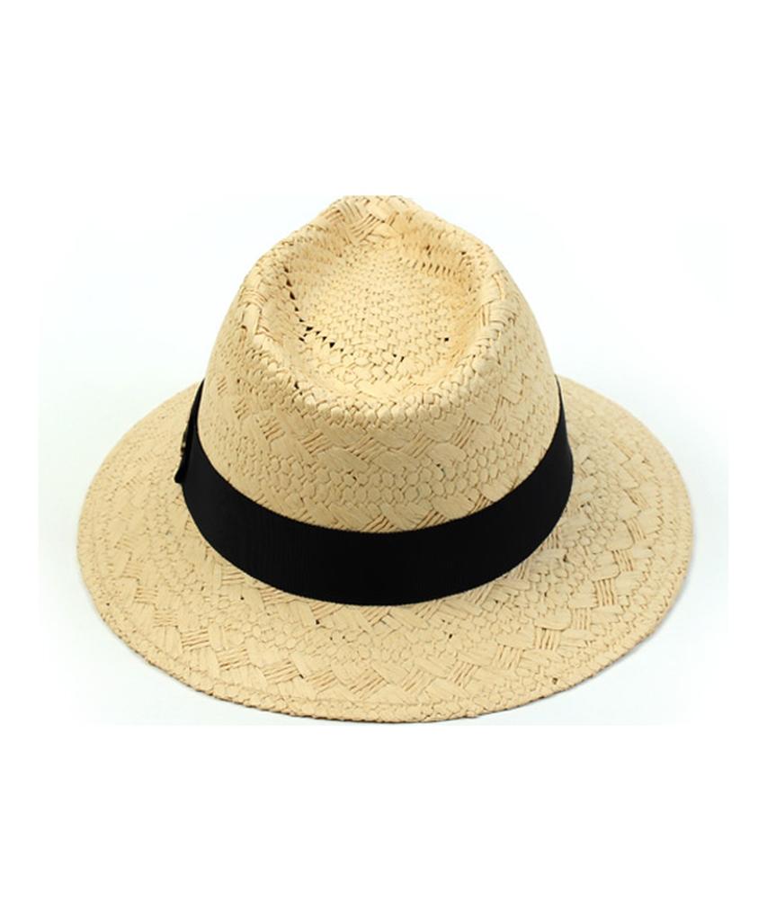 Yunibeosyeolkemiseuteuli Modern Beige Panama Hat Bk Panama Hat